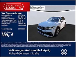 Weiß Gebraucht 2022 VW Tiguan Allspace R-line SUV | 32.970 € (Fairer Preis)