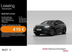 Schwarz Gebraucht 2024 Audi Q4 Sportback e-tron S-Line SUV | 48.759 € (Fairer Preis)