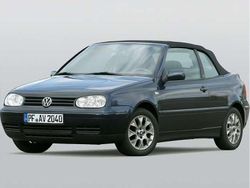 Schwarz Gebraucht 2002 VW Golf Cabriolet Conceptline Cabrio | 6.900 € (Teuer)