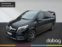 Obsidianschwarz metallic Gebraucht 2020 Mercedes V300 AMG Van / Kleinbus | 54.990 € (Fairer Preis)
