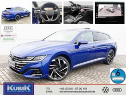 Blau Gebraucht 2021 VW Arteon R-line Kombi | 38.850 € (Teuer)