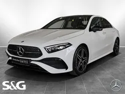 Unilack polarweiß Gebraucht 2024 Mercedes A180 AMG Limousine | 33.890 € (Fairer Preis)