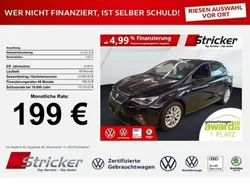 Mitternachtsschwarz Gebraucht 2025 Seat Ibiza FR-Line Limousine | 20.949 € (Fairer Preis)