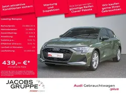 Grün Gebraucht 2024 Audi A3 Sportback Advanced Limousine | 33.880 € (Guter Preis)