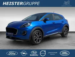 Blau (dynamicblau metallic) Gebraucht 2024 Ford Puma Titanium SUV | 23.890 € (Guter Preis)