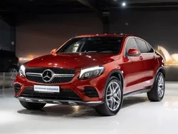 Rot Gebraucht 2017 Mercedes GLC250 AMG line Coupé | 37.980 € (Fairer Preis)