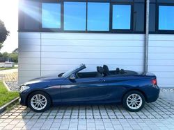 Blau Gebraucht 2015 BMW 220 Sport Line Cabrio | 16.999 € (Fairer Preis)