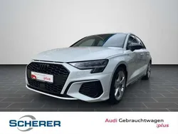 Gletscherweiß metallic (metallic) Gebraucht 2023 Audi A3 Basis Limousine | 26.450 € (Fairer Preis)