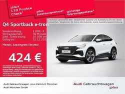 Weiß Gebraucht 2025 Audi Q4 Sportback e-tron Advanced Plus SUV | 45.381 €