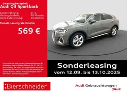 Chronosgrau metallic Gebraucht 2024 Audi Q3 Sportback S-Line SUV | 40.950 € (Fairer Preis)