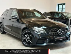 Schwarz Gebraucht 2020 Mercedes C200 AMG line Limousine | 20.890 € (Fairer Preis)