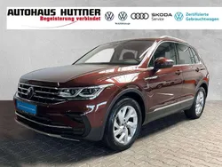 Gingerbraun (metallic) Gebraucht 2021 VW Tiguan Elegance SUV | 32.390 € (Fairer Preis)