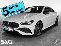 Unilack nachtschwarz Gebraucht 2025 Mercedes CLA200 AMG Coupé | 43.999 € (Teuer)