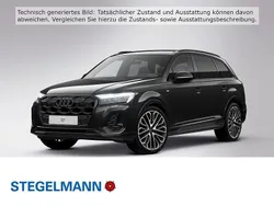 Mythosschwarz metallic Neu 2025 Audi Q7 S-Line SUV | 99.990 € (Teuer)