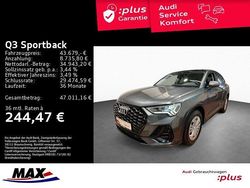 Daytonagrau perleffekt Gebraucht 2025 Audi Q3 Sportback S-Line SUV | 43.679 € (Fairer Preis)