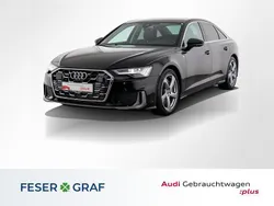 Mythosschwarz metallic Gebraucht 2024 Audi A6 S-Line Limousine | 46.650 € (Guter Preis)