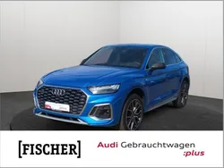 Arablau kri (blau Gebraucht 2022 Audi Q5 Sportback S-Line SUV | 44.949 € (Superpreis)