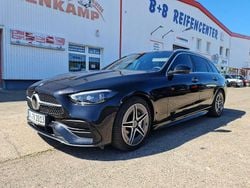 Obsidianschwarz metalliclack Gebraucht 2022 Mercedes C220 AMG line Kombi | 44.990 €