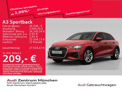 Tangorot metallic Gebraucht 2022 Audi A3 e-tron S-Line Kleinwagen | 26.928 € (Guter Preis)