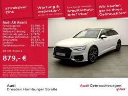 Weiß Gebraucht 2025 Audi A6 S-Line Kombi | 65.990 €