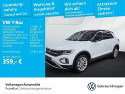 Pure white/schwarz Gebraucht 2024 VW T-Roc Style SUV | 27.480 € (Guter Preis)
