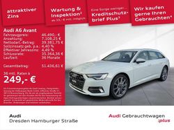 Gletscherweiß metallic Gebraucht 2025 Audi A6 Advanced Plus Kombi | 46.490 € (Fairer Preis)