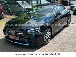 Ung. schwarz unilack Gebraucht 2022 Mercedes E220 AMG line Cabrio | 42.999 € (Fairer Preis)