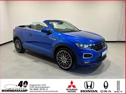 Blau Gebraucht 2020 VW T-Roc Cabriolet R-line Cabrio | 27.480 € (Etwas zu teuer)