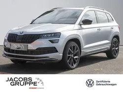 Silber Gebraucht 2021 Skoda Karoq SportLine SUV | 28.430 € (Fairer Preis)