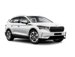 Moonweiss metallic Gebraucht 2023 Skoda Enyaq iV Loft SUV | 34.870 € (Guter Preis)