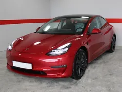 Rot (rotmetallic) Gebraucht 2022 Tesla Model 3 Performance Limousine | 38.999 € (Etwas zu teuer)