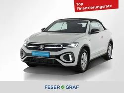 Pure white schwarz Gebraucht 2024 VW T-Roc Cabriolet R-line Cabrio | 33.440 € (Guter Preis)
