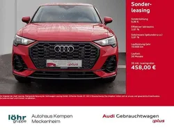 Progressivrot metallic Gebraucht 2024 Audi Q3 Sportback S-Line SUV | 40.440 € (Guter Preis)