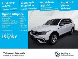 Pure white/pure white Gebraucht 2023 VW Tiguan Allspace Life SUV | 35.980 € (Guter Preis)