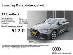 Grau Gebraucht 2025 Audi A3 Sportback e-tron S-Line Limousine | 42.555 € (Teuer)