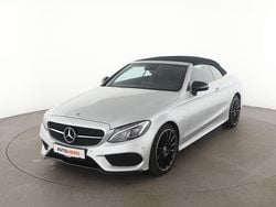 Grau Gebraucht 2018 Mercedes C200 AMG line Cabrio | 27.190 € (Fairer Preis)