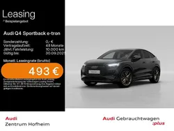 Schwarz Gebraucht 2025 Audi Q4 Sportback e-tron S-Line SUV | 53.790 €
