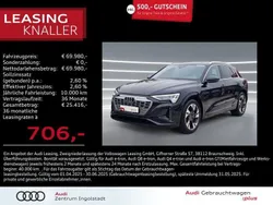 Mythosschwarz metallic Gebraucht 2023 Audi Q8 e-tron S-Line SUV | 68.890 € (Fairer Preis)