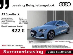 Grau Gebraucht 2024 Audi A3 Sportback Sport Limousine | 37.532 € (Teuer)