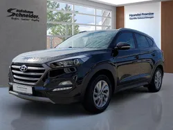Phantom black metallic Gebraucht 2018 Hyundai Tucson Trend SUV | 15.890 € (Fairer Preis)