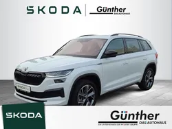 Moonweiss metallic Gebraucht 2024 Skoda Kodiaq SportLine SUV | 42.600 € (Guter Preis)