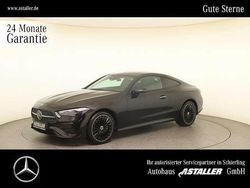 Metalliclack obsidianschwarz (metallic) Gebraucht 2024 Mercedes 200 AMG line Coupé | 53.899 € (Fairer Preis)