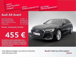 Mythosschwarz metallic Gebraucht 2025 Audi A6 S-Line Kombi | 47.961 € (Superpreis)