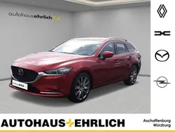 Soul red crystal metallic Gebraucht 2023 Mazda 6 Exclusive-Line Kombi | 30.780 € (Guter Preis)