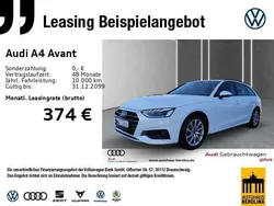 Weiß Gebraucht 2024 Audi A4 Advanced Plus Kombi | 30.980 € (Superpreis)
