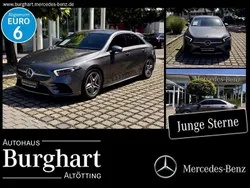 Lack mountaingrau Gebraucht 2020 Mercedes A200 AMG line Limousine | 27.900 € (Fairer Preis)