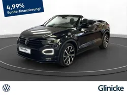 Deep black perleffekt schwarz Gebraucht 2021 VW T-Roc Cabriolet R-line Cabrio | 31.480 € (Etwas zu teuer)