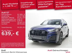 Navarrablau metallic Gebraucht 2021 Audi Q7 Ambiente SUV | 52.389 € (Guter Preis)