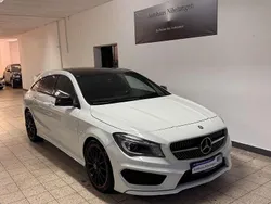 Calcitweiss unilack Gebraucht 2016 Mercedes CLA180 Shooting Brake AMG line Kombi | 16.199 € (Fairer Preis)