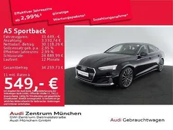 Brillantschwarz Gebraucht 2022 Audi A5 Sportback Advanced Plus Limousine | 33.449 € (Fairer Preis)